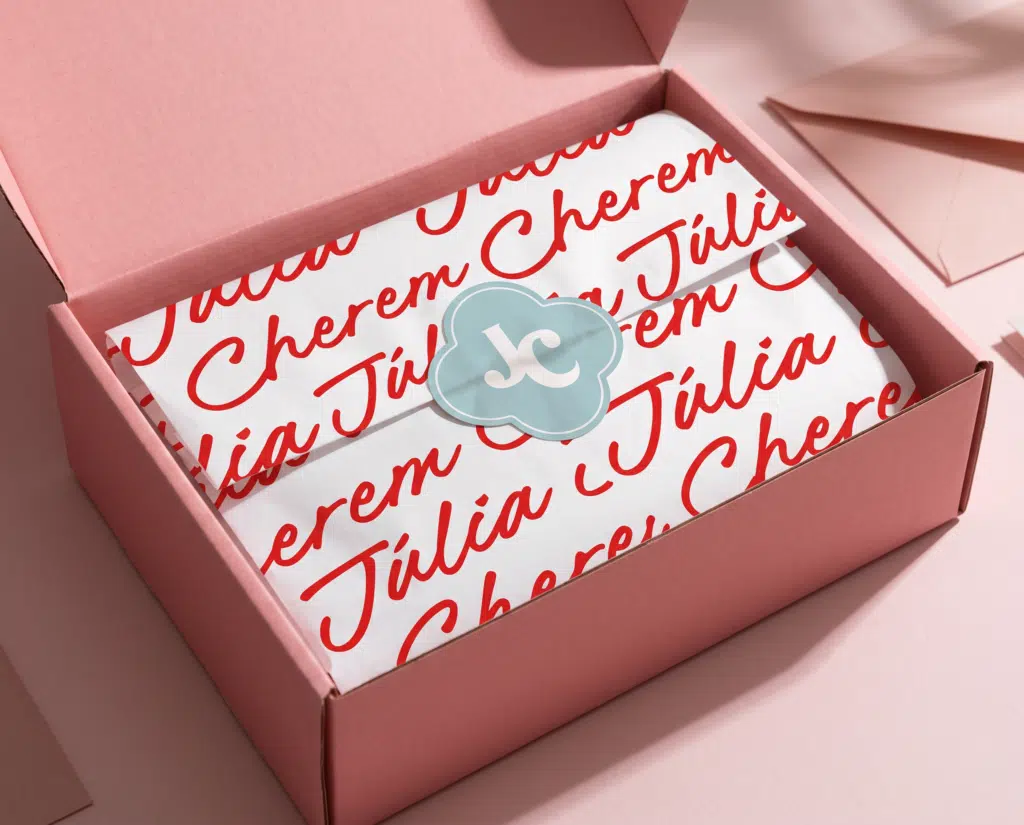 Júlia Cherem brand identity by Serafina